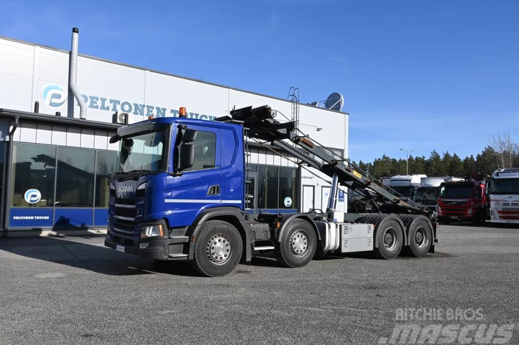 Scania G500 8x4 Euro6 Vaijeri Demountable trucks