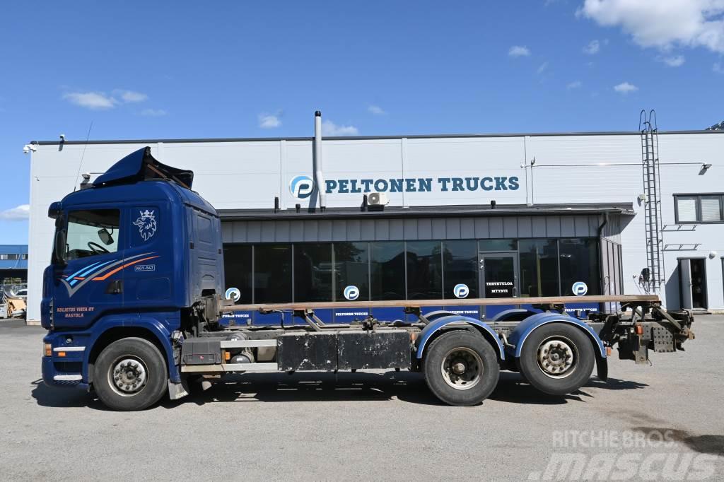 Scania R420 6x2 Tasonostolaite Container trucks