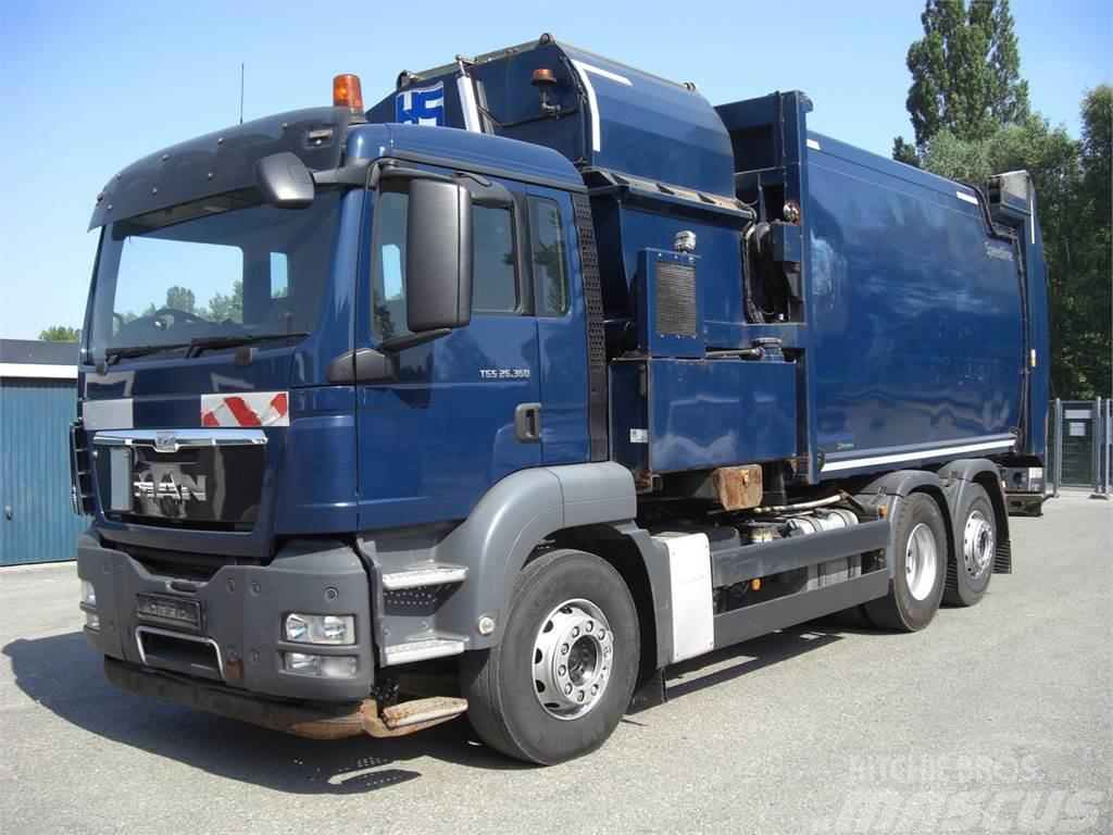 MAN 26360FNLL / SEITENLADER Waste trucks
