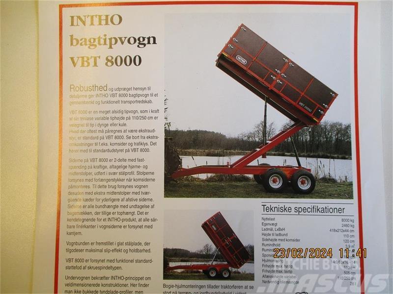 INTHO VBT 8000 variabel bagtip Tipper trucks