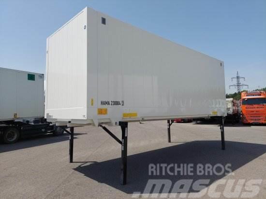 KRONE DRYBOX KOFFER WECHSELBRüCKE, 7,30 METER MEHRERE ST Container trailers