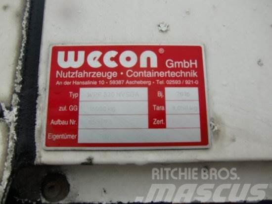WECON WECHSELBRüCKE JUMBO PLANE, HUBDACH, GESAMTLäNGE: Container trailers
