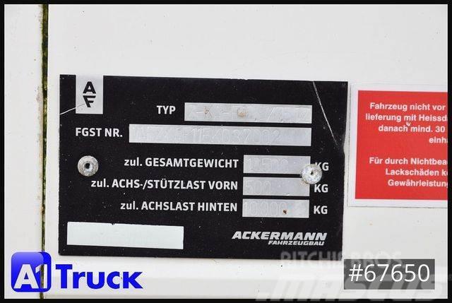 Ackermann 1 Achs Koffer+ Schiebeplane 3100mm innen Box Trailers