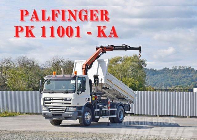 DAF CF 75.310 Kipper 4,30 m* KRAN * TOPZUSTAND Truck mounted cranes