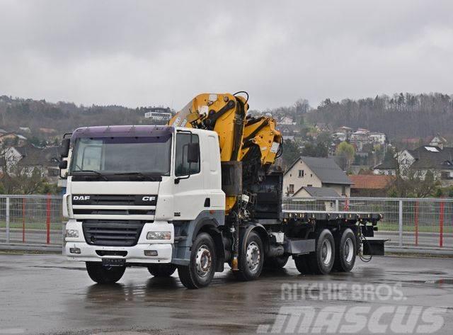 DAF CF 85.480 * EFFER 550 H 4/S+JIB 4S* FUNK / 8x4 Truck mounted cranes