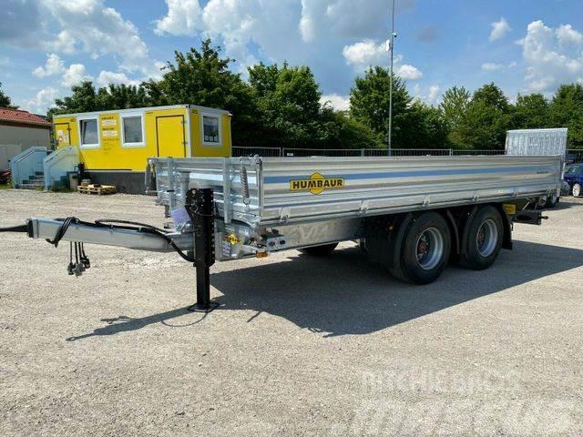 Humbaur 18 to Dreiseitenkipper &amp; Rampenschacht Tipper trailers
