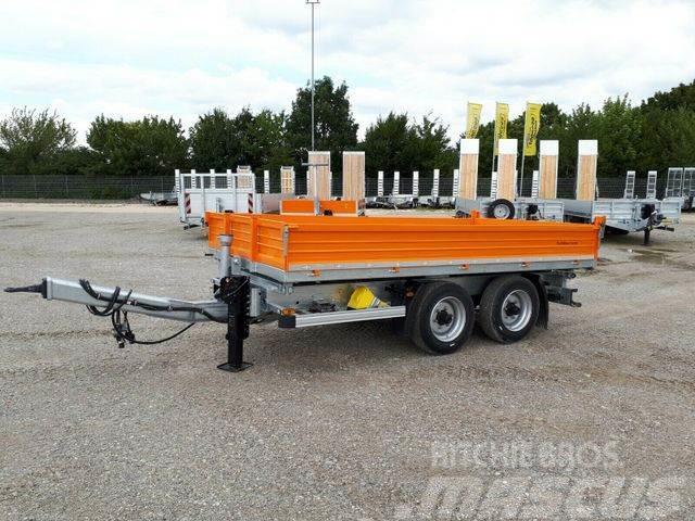 Humbaur 7,5 to Dreiseitenkipper (4x2m) + Rampenschacht Tipper trailers