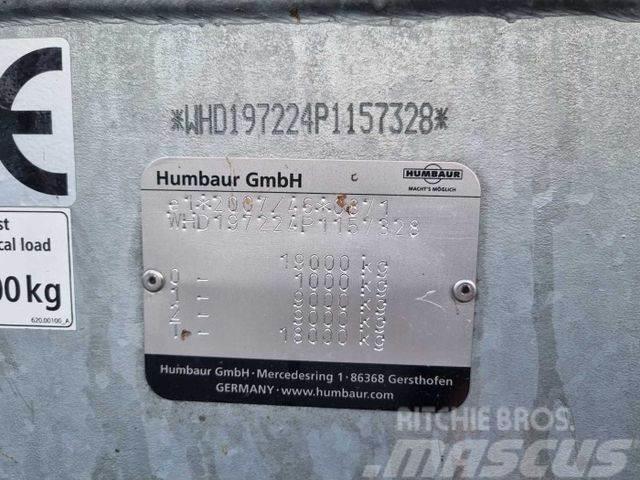 Humbaur HBTZ 197224 BS schräg mit Alu-Bordwände Low loaders
