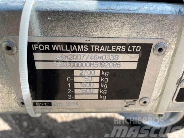 Ifor Williams 2Hb GH27, NEW NOT REGISTRED,machine transport086 Car carrier