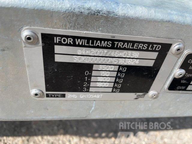 Ifor Williams 2Hb GH35, NEW NOT REGISTRED,machine transport824 Car carrier