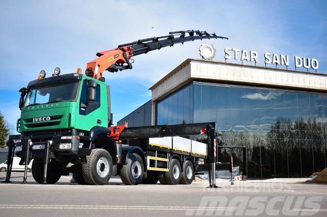 Iveco TRAKKER 8x8 PALFINGER PK 60002 CRANE KRAN EURO 5 Truck mounted cranes