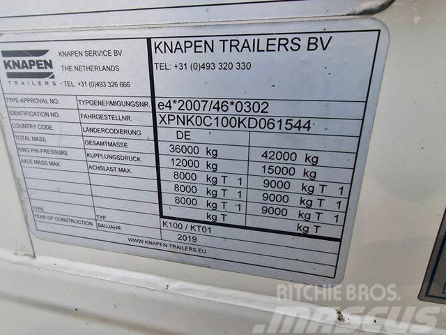 Knapen Walkingfloor 92m3 Floor 10 mm 2019 year Box semi-trailers