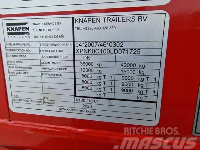 Knapen Walkingfloor 92m3 Floor 10 mm 2020 year Box semi-trailers
