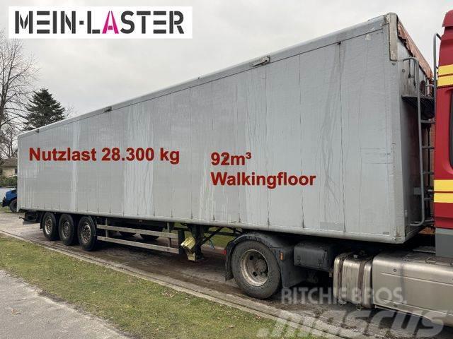 Kraker CF 300 92 m³ Liftachse TÜV 4-24 NL 28,3 t Box semi-trailers