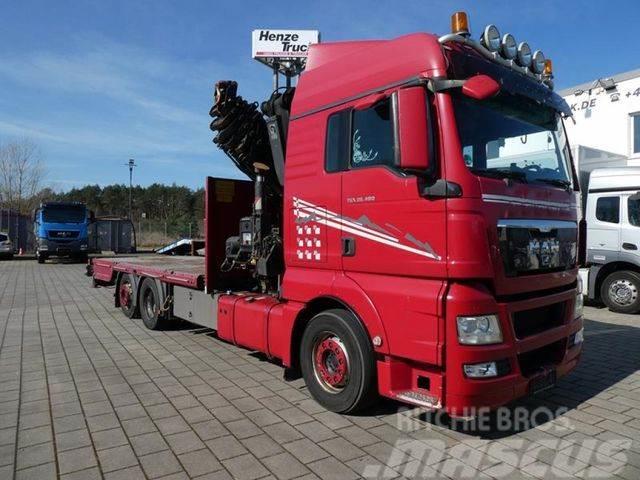MAN TG-S 26.480 6x2 Pritsche Kran Hiab 422/Twistlook Flatbed / Dropside trucks
