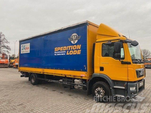 MAN TGM 15.250 4X2 EURO 6 SKRZYNIA PLANDEKA Curtain sider trucks