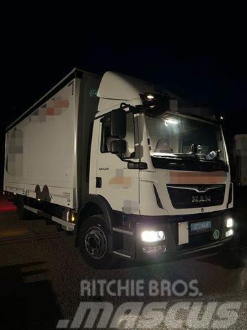 MAN TGM 15.250 EURO 6 PRITSCHE PLANE LBW KLIMA ABS Curtain sider trucks