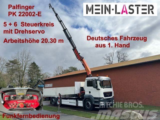 MAN TGS 26.400 PK 22002-E 20 m- 5.550kg + Drehservo Truck mounted cranes