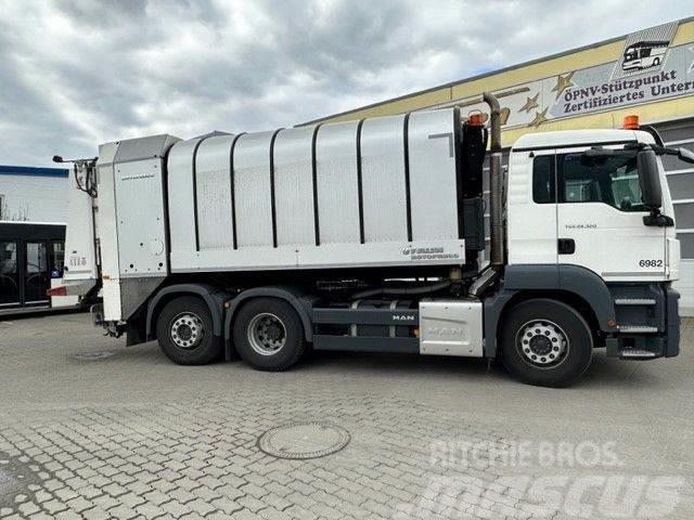 MAN TGS 28.320 FAUN Rotopress Zöller Lift EURO 6 Waste trucks