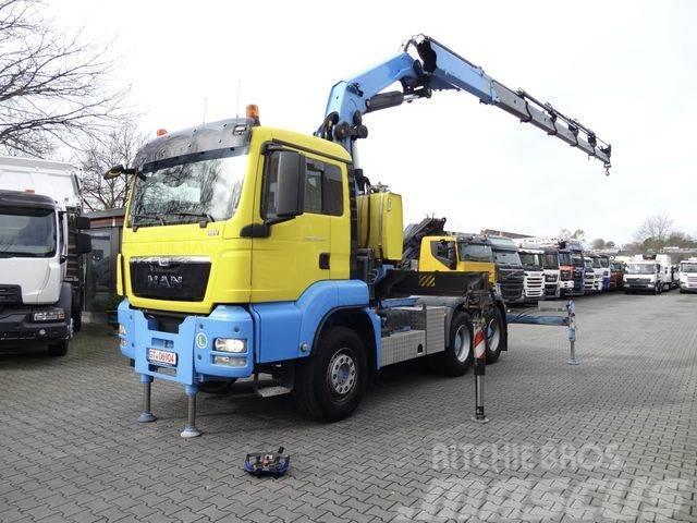 MAN TGS 33.440 6X4 BB Kran Effer 395 5S Truck mounted cranes