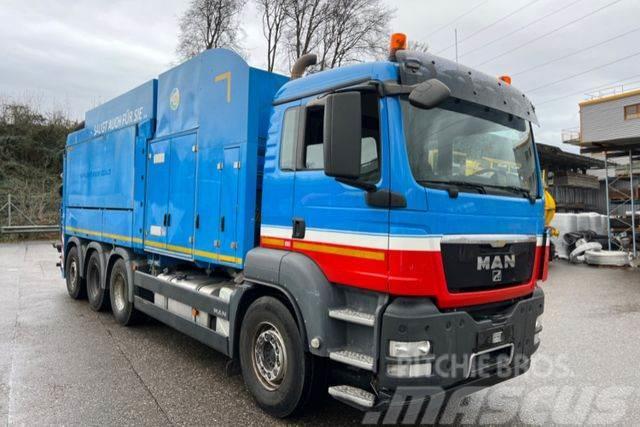MAN TGS 35.480 8x4 MTS Saugbagger Commercial vehicle
