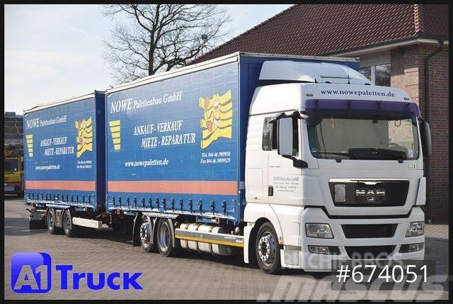 MAN TGX 26.400 XLX Jumo Komplettzug Curtain sider trucks