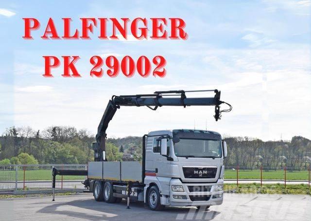MAN TGX 26.440 Pritsche 6,40 m* PK 29002+FUNK *6x4 Truck mounted cranes
