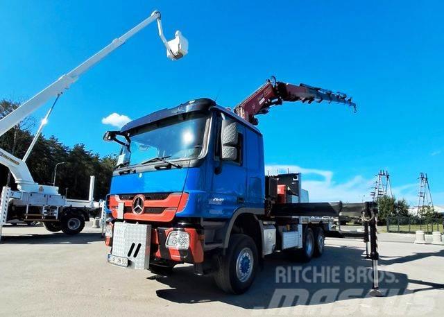 Mercedes-Benz 4x4x6 ACTROS 2648 FASSI 425 6x6 Kran CRANE Truck mounted cranes