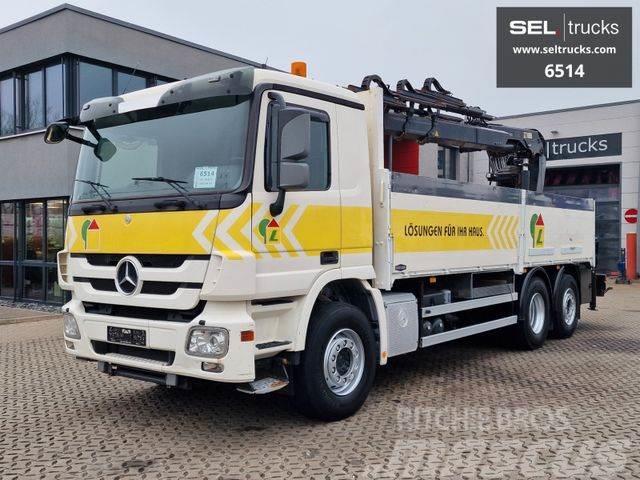 Mercedes-Benz Actros 2541L / HIAB 166D - 3 PRO/Xenon/Lenkachse Truck mounted cranes