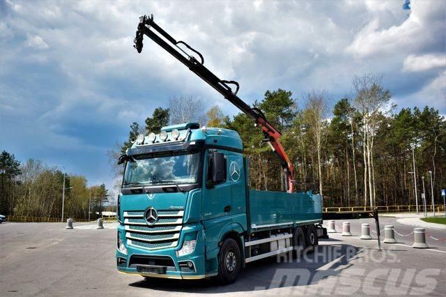 Mercedes-Benz ACTROS 2545 6x2 2545 PALFINGER PK 16001 Kran Truck mounted cranes