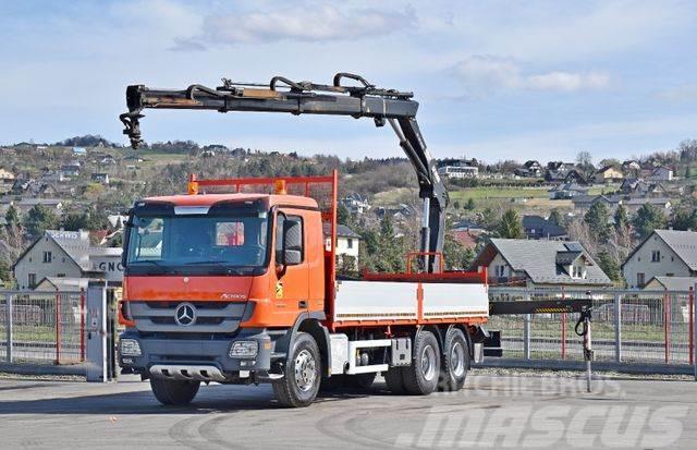 Mercedes-Benz ACTROS 2636 * HIAB 166BS-3HIDUO+FUNK / 6x4 Truck mounted cranes