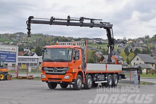 Mercedes-Benz ACTROS 3241 *HIAB 211 EP-5 HIDUO + FUNK* 8x4 Truck mounted cranes