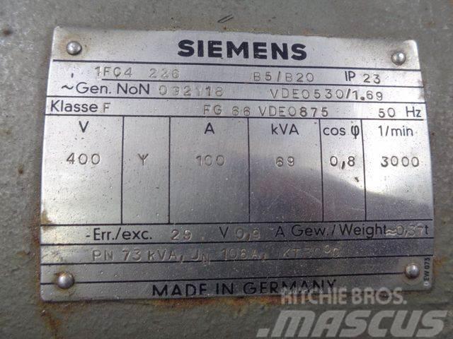  Notstromaggregat 68 KVA MWM Mercedes / Siemens Diesel Generators
