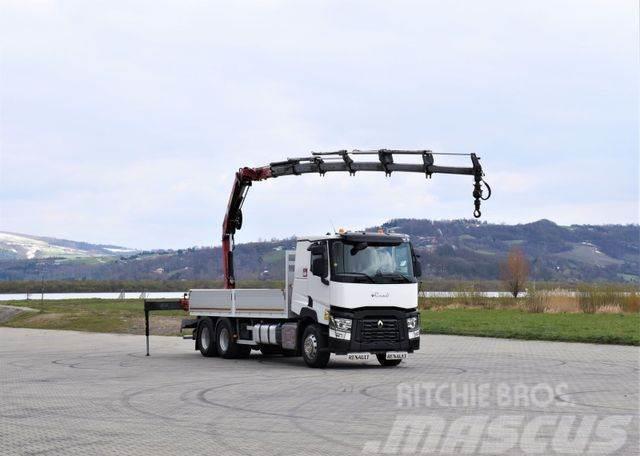 Renault C 460 * HMF 1510 K6 + FUNK * 6x4 Truck mounted cranes