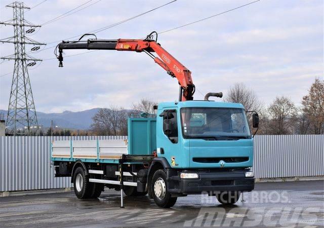 Renault Premium 270* PRITSCHE 6,50m *FASSI F110A.21* TOP Truck mounted cranes