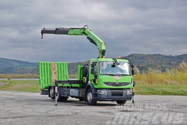 Renault PREMIUM 320 DXI * FASSI F170A.22 + FUNK Truck mounted cranes