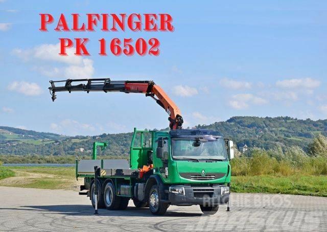 Renault Premium 370 DXI * PK 16502 + FUNK * 6x4 Truck mounted cranes