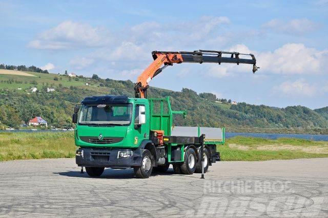 Renault Premium 370 DXI * PK 16502 + FUNK * 6x4 Truck mounted cranes