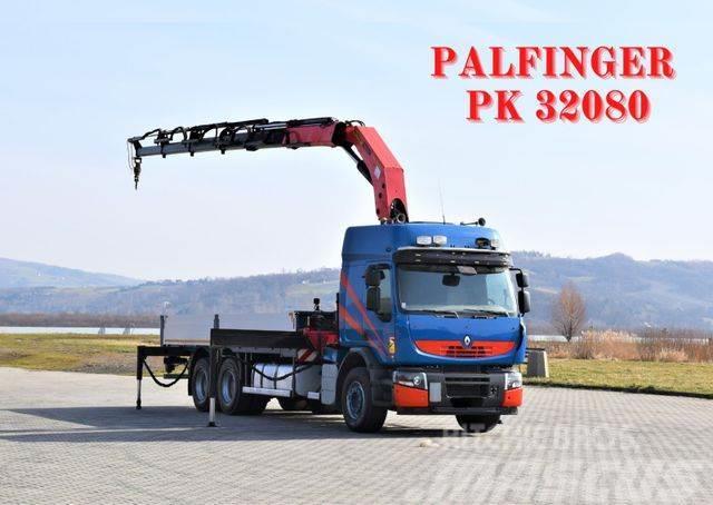 Renault Premium 410* PRITSCHE 6,50m *PK 32080/FUNK* TOP Truck mounted cranes