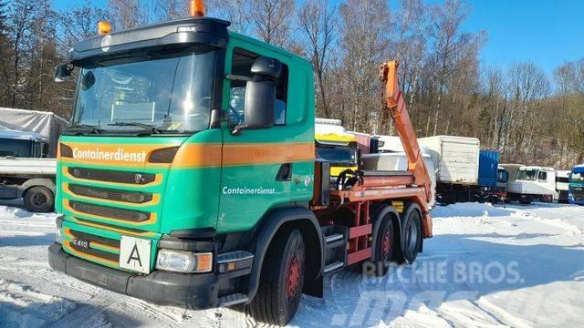 Scania G410,erst309Tkm,MeilerAK16/Funk/Euro 6/Tüvfrei Demountable trucks