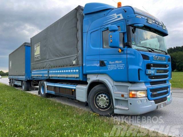 Scania R500 V8 Top 1 Hand ohne Anhänger Curtain sider trucks