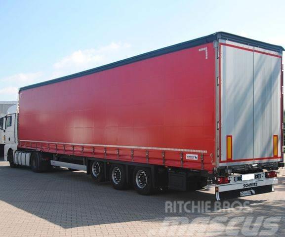 Schmitz Cargobull Mega, lifting axle, very good condition Curtain sider semi-trailers