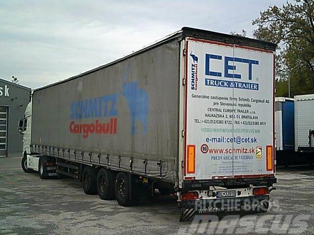 Schmitz Cargobull S02 MEGA Hubdach+LIFT Achse Curtain sider semi-trailers