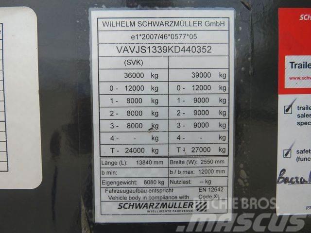 Schwarzmüller S 1*J-Serie*Standart*Lift Achse*XL Code* Curtain sider semi-trailers