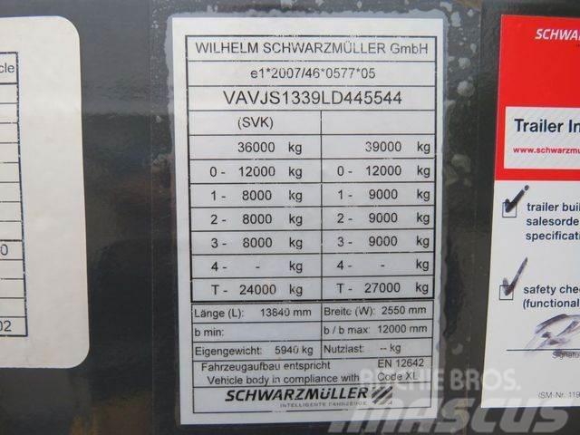 Schwarzmüller S 1*J-Serie*Standart*Lift Achse*XL Code* Curtain sider semi-trailers