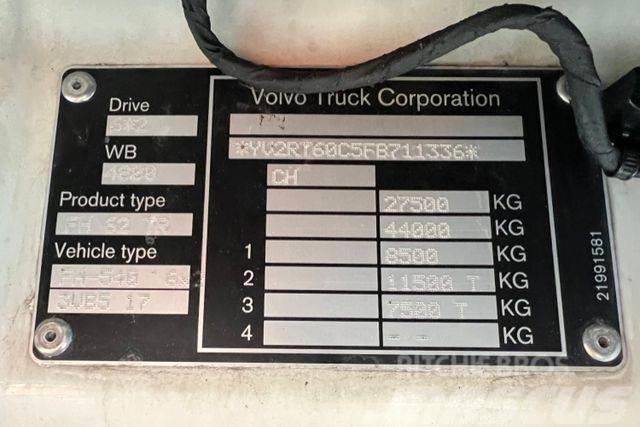 Volvo FH-540 6x2 LBW Curtain sider trucks