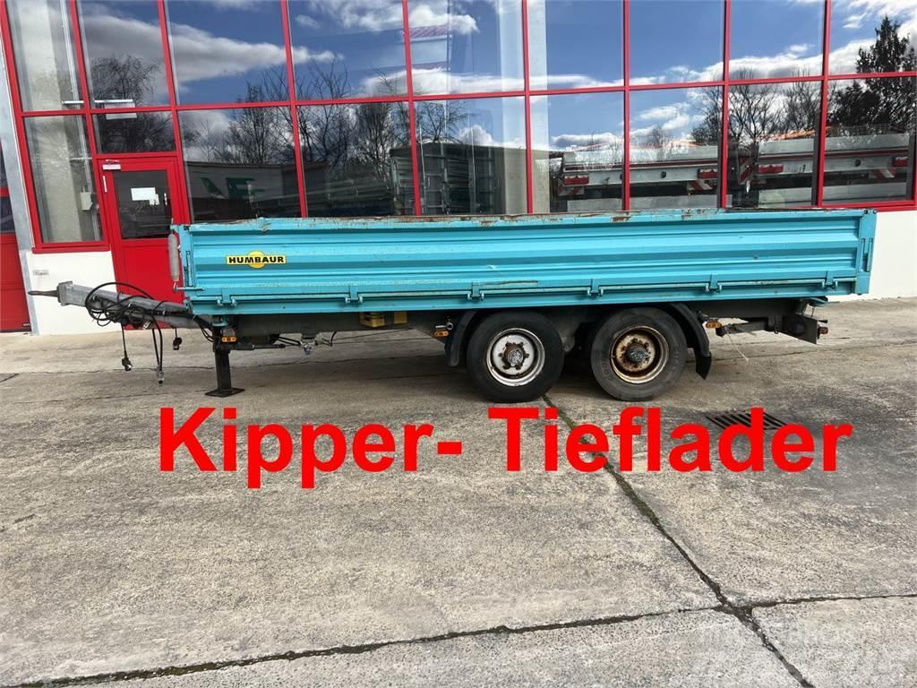 Humbaur HTK 10 50 24 Tandem Kipper- Tieflader Tipper trailers
