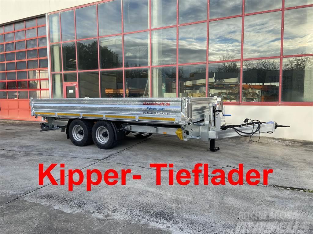 Möslein TTD 11 Breite Reifen Kipper Tieflader, Breite Rei Tipper trailers