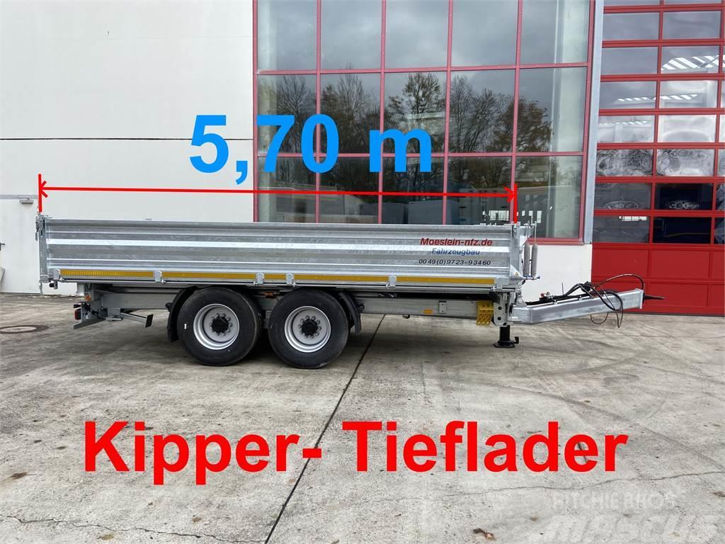 Möslein TTD 14 5,70 m 14 t Tandem- Kipper Tieflader 5,70 Tipper trailers