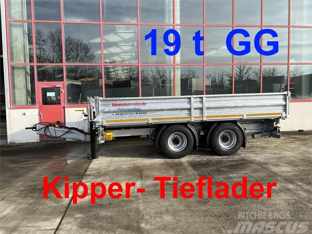 Möslein TTD 19 B neuer 19 t Tandemkipper- Tieflader Tipper trailers